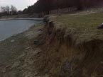 Stav hladiny 18.03.2012 - juhozpadn breh jazera Novky