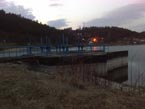 Stav hladiny 18.03.2012 - stavidl pre vypanie jazera Novky