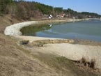 Stav hladiny 20.03.2012 - juhozpadn roh jazera Novky
