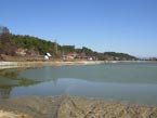 Stav hladiny 20.03.2012 - juhozpadn roh jazera Novky pohad smerom na Sever