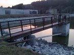 Stav hladiny 24.03.2012 - juhovchodn roh jazera Novky mal stavidlo